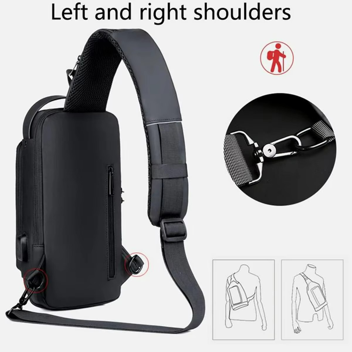 Sling Bag for Men & Women