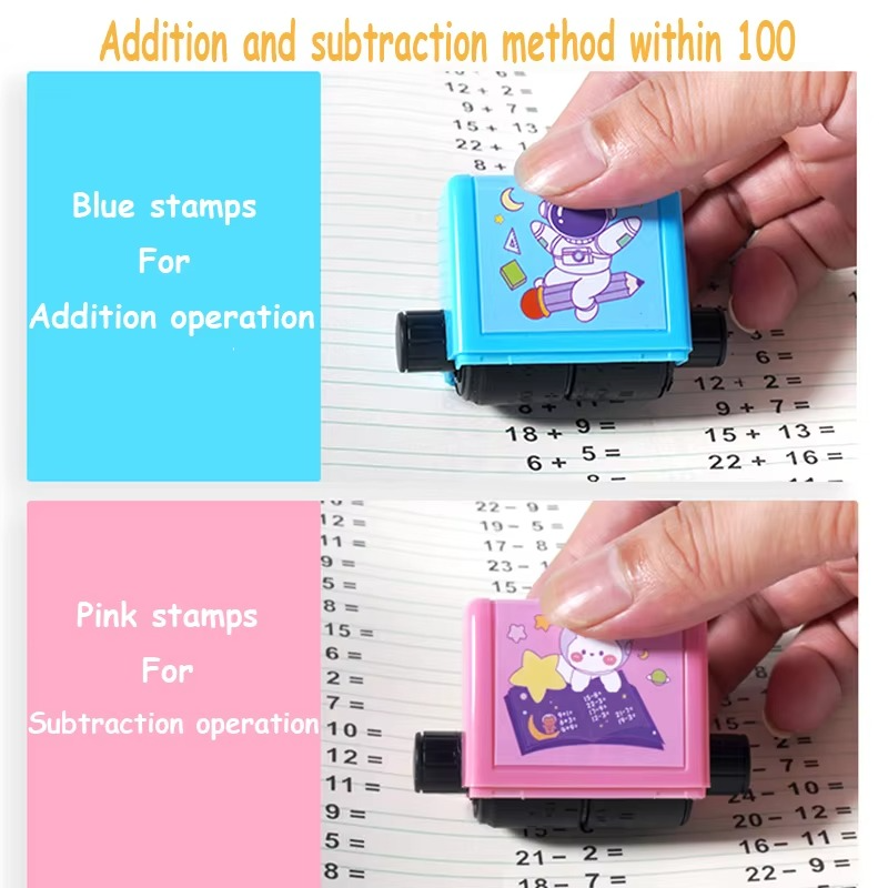 Birud Addition Stamps for Kids - Pick Baye