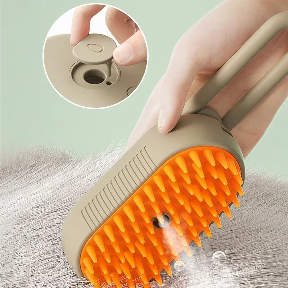 Steam Brush for Dogs & Cats - Pick Baye