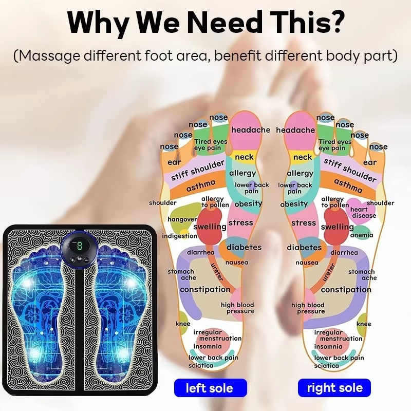Electric EMS Foot Massager Pad - Pick Baye