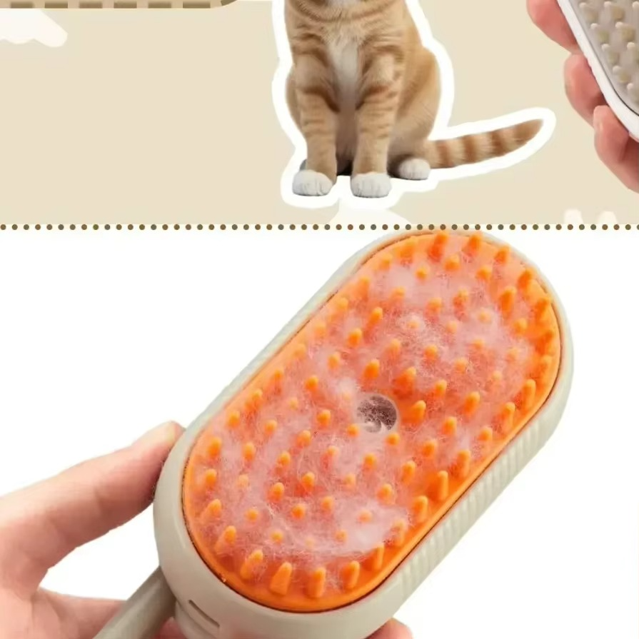 Steam Brush for Dogs & Cats - Pick Baye