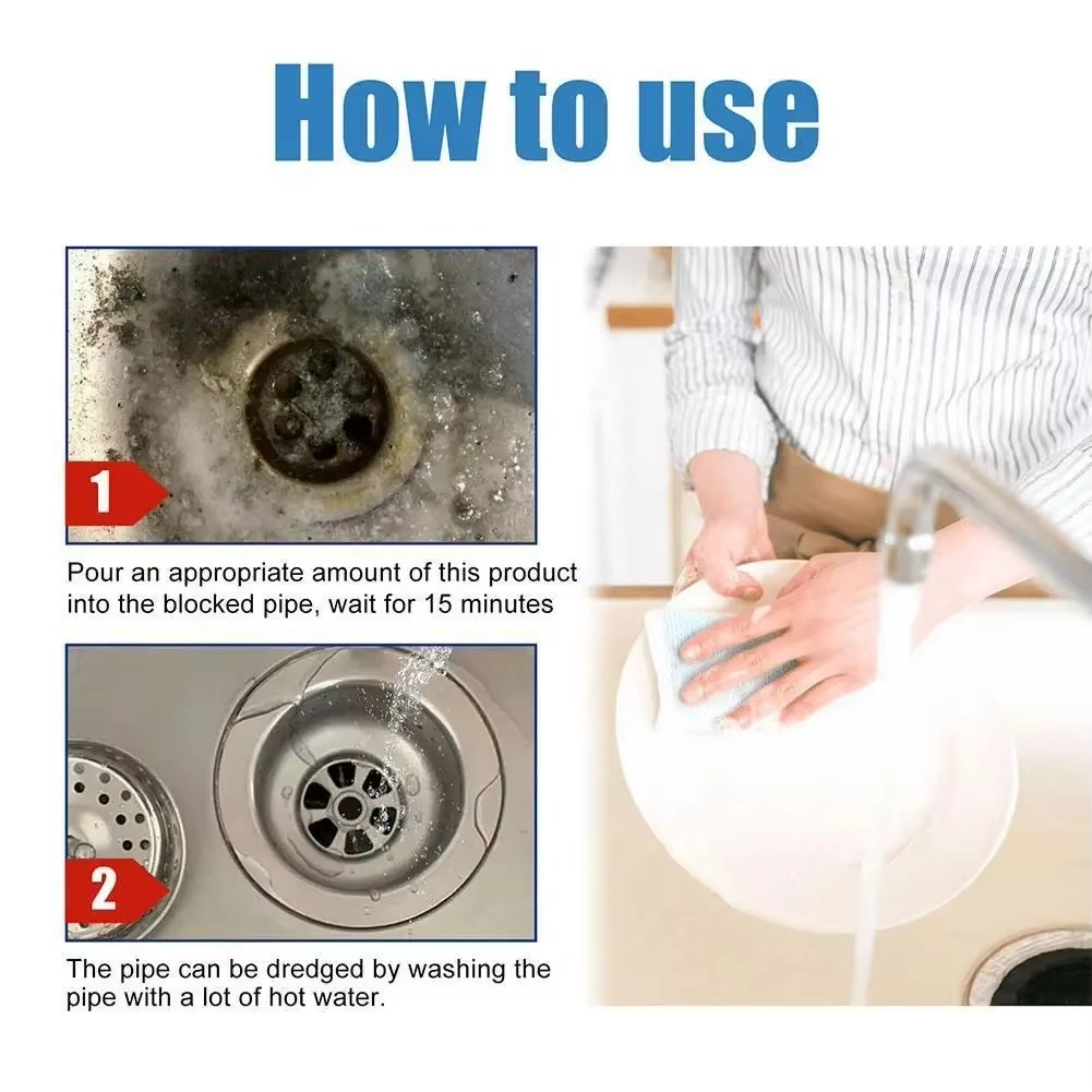 Powerful Drain Blockage Cleaner - Pick Baye