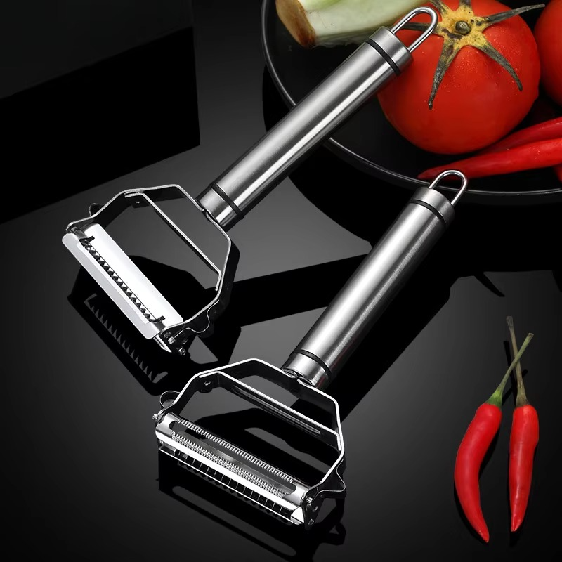 3 in 1 Stainless Steel Vegetable & Fruit Peeler - Pick Baye