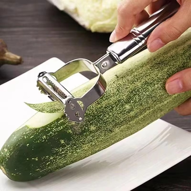 3 in 1 Stainless Steel Vegetable & Fruit Peeler - Pick Baye